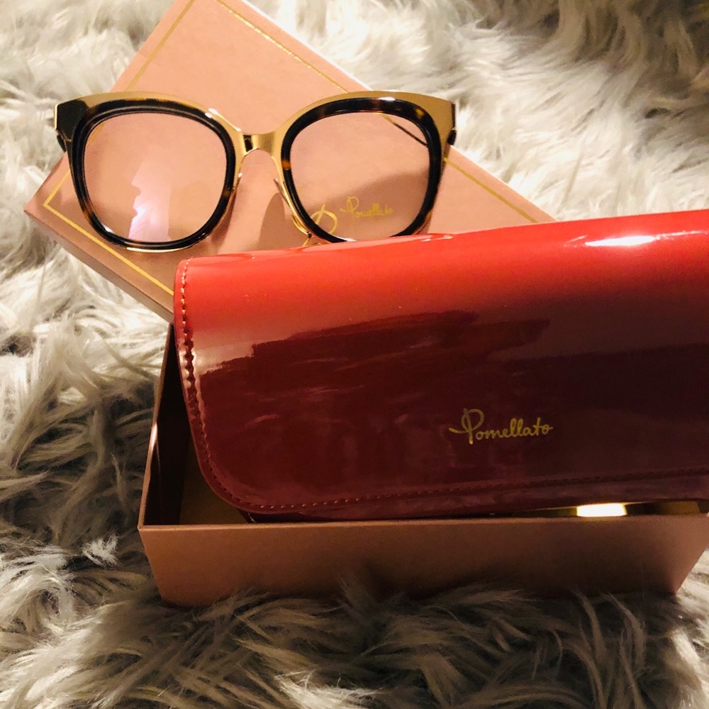 NWT- Pomellato PM00250 002 - 52mm Square optical.